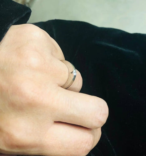 Bague 52 Cartier - Bague solitaire en or blanc 18k avec diamant 0,21 ct 58 Facettes