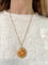 Pendentif Pendentif ancien en or jaune et citrine 58 Facettes