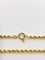 Collier Collier maille corde en or jaune 18 carats, rubis et diamants 58 Facettes