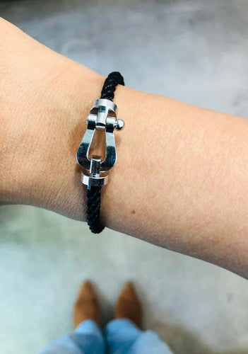 Bracelet FRED Force 10 - Bracelet en or blanc et acier 58 Facettes