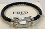 Bracelet FRED Force 10 - Bracelet en or blanc et acier 58 Facettes