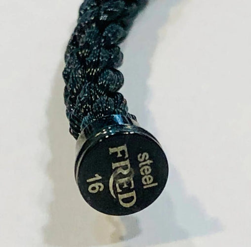 Bracelet FRED Force 10 - Bracelet en or blanc et acier 58 Facettes