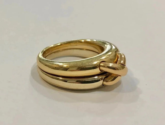 Bague 51 Chaumet Le Lien - Bague en or jaune 18K 58 Facettes