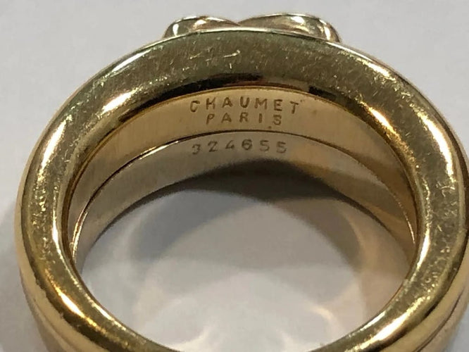Bague 51 Chaumet Le Lien - Bague en or jaune 18K 58 Facettes