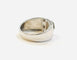 Bague 54 Bague en or blanc 18K pavée de diamants 58 Facettes