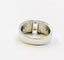 Bague 54 Bague en or blanc 18K pavée de diamants 58 Facettes