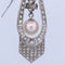 Boucles d'oreilles Boucles d’oreilles Art déco en or blanc 18 carats, perles Akoya et diamants 58 Facettes OR106