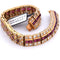 Bracelet Bracelet vintage en or jaune 18 carats avec rubis et diamants 58 Facettes BR99