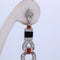 Boucles d'oreilles Art déco - Boucles d'oreilles en platine avec onyx, corail et diamants 1,50 ct 58 Facettes OR156