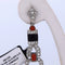 Boucles d'oreilles Art déco - Boucles d'oreilles en platine avec onyx, corail et diamants 1,50 ct 58 Facettes OR156