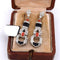 Boucles d'oreilles Art déco - Boucles d'oreilles en platine avec onyx, corail et diamants 1,50 ct 58 Facettes OR156