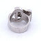 Bague 47 Bague cocktail vintage en or blanc 18 carats rubis et diamants 58 Facettes AN463