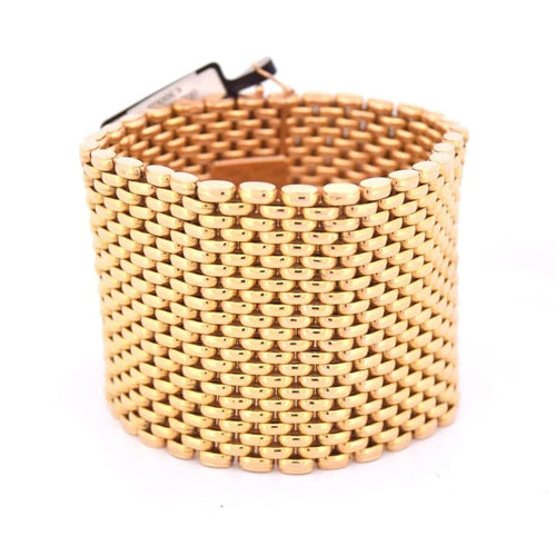 Bracelet Bracelet manchette en or jaune 18 carats 58 Facettes BR110