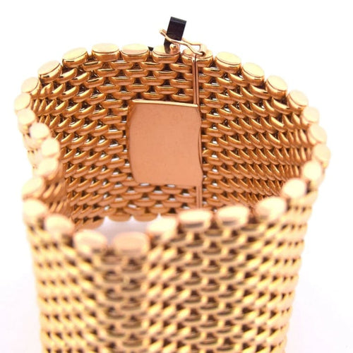 Bracelet Bracelet manchette en or jaune 18 carats 58 Facettes BR110