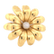 Broche Broche fleur - en or jaune 18 carats et diamants 58 Facettes SP39