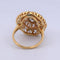 Bague 54 Bague victorienne en or jaune 18 carats et diamants 58 Facettes AN556