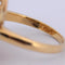 Bague 54 Bague victorienne en or jaune 18 carats et diamants 58 Facettes AN556