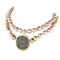 Collier Collier de perles de culture avec pendentif en or jaune 18 carats 58 Facettes CL92