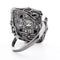 Bague 53 Bague Art déco en platine avec diamants 1,74 ct 58 Facettes AN535