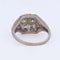 Bague 56 Bague Art nouveau en or blanc 18 carats et diamants 58 Facettes AN476