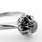 Bague 53 Bague vintage - Bague en or blanc 18 carats et diamant 0,15 ct 58 Facettes AN548