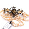 Collier Collier victorien à deux rangs en perles naturelles et diamants 58 Facettes CL101
