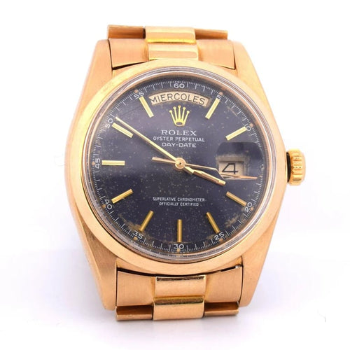 Montre Rolex - Montre Oyster Perpetual Day-Date réf. 1802 en or jaune 18 ct 58 Facettes OG4