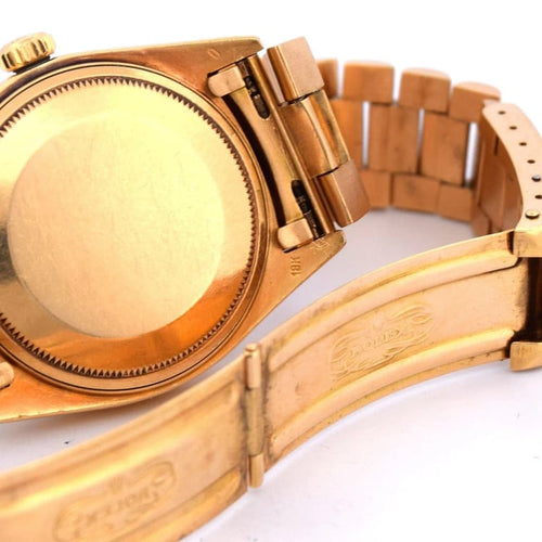 Montre Rolex - Montre Oyster Perpetual Day-Date réf. 1802 en or jaune 18 ct 58 Facettes OG4