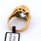 Bague 55 Bague vintage en or jaune 18 carats avec aigue-marine et diamants 58 Facettes AN501