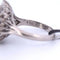 Bague 55 Bague en platine avec saphir et diamants 58 Facettes