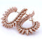 Boucles d'oreilles Boucles d’oreilles créoles pavées en or rose 18k et diamants 58 Facettes OR204