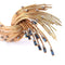 Broche Broche vintage en or jaune 18 carats avec diamants et saphirs 58 Facettes SP16