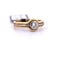 Bague 49 Bague ancienne en or jaune et blanc 18 carats et diamant 58 Facettes