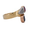 Bague 54 Bague vintage - Bypass en or 18 kt avec rubis, saphir et diamants 58 Facettes AN24 '(00019)