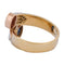 Bague 54 Bague vintage - Bypass en or 18 kt avec rubis, saphir et diamants 58 Facettes AN24 '(00019)