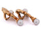 Boucles d'oreilles Boucles d’oreilles vintage en or 18 ct avec perles 58 Facettes OR57 '(07639)