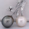 Pendentif Pendentif en or blanc 18 carats avec perles Akoya et diamants 58 Facettes