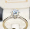 Bague 52 Solitaire - Bague en or blanc 18 carats et diamant 0,70 ct 58 Facettes