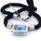 Pendentif Pendentif années 80 en or jaune 18 carats, topaze bleue et diamants 58 Facettes
