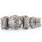 Bracelet Art Nouveau - Bracelet ancien en platine 950 et diamants 58 Facettes
