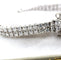 Bracelet Bracelet en or blanc 18 carats avec saphirs et diamants 58 Facettes