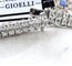 Bracelet Bracelet en or blanc 18 carats avec saphirs et diamants 58 Facettes
