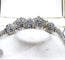 Bracelet Bracelet en or blanc 18 carats avec saphirs et diamants 58 Facettes