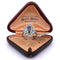 Bague 59 Bague ancienne en or 18 carats avec saphir et diamants 58 Facettes