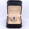 Bague 59 Bague vintage en or 18 carats avec saphir et diamants 58 Facettes AN25