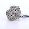 Bague 62 Bague Art déco en or blanc 18 carats et diamants 58 Facettes