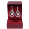 Boucles d'oreilles Art déco - Boucles d'oreilles en or blanc 18 carats, saphirs et diamants 58 Facettes