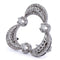 Broche Broche ancienne en or blanc 18 kt et diamants 58 Facettes SP11 '(05719)