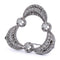 Broche Broche ancienne en or blanc 18 kt et diamants 58 Facettes SP11 '(05719)