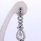 Boucles d'oreilles Boucles d'oreilles en or blanc 18 carats avec diamants et saphirs 58 Facettes